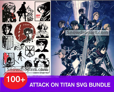 100 Attack On Titan Svg free