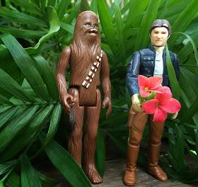 Chewbacca and Han Solo at Stein Your Florist Co.