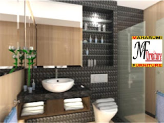 workshop custom setting interior furniture - Kamar Mandi Bath Room Wastafel - Maharumi Furniture