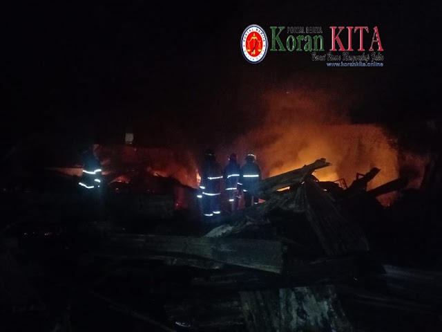 Tiga Rumah Sewa Di Kota Tebing Tinggi Ludes Dilalap Si Jago Merah