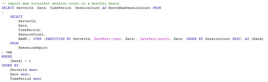 time series data. I can see at what time on