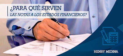 para que sirven las notas a los estados financieros