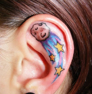 ear tattoos for girls