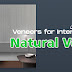 Decorative Veneers for Interior Walls by Natural Veneers