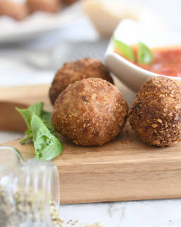 Italian Eggplant Balls  - Polpette di Melanzane