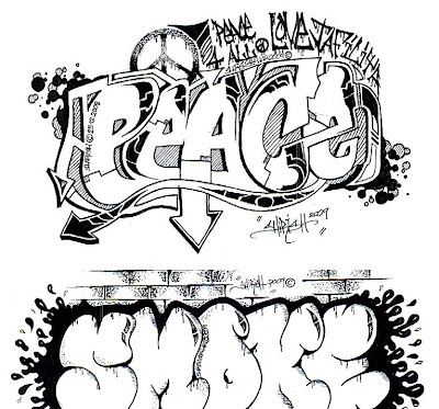 Unique Graffiti Letters Collection