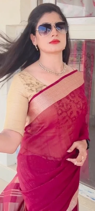 Chaithra-Rai-Serial-Actress-Saree
