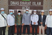 Majelis Ulama Indonesia (MUI) Sumatera Utara (Sumut) melakukan kunjungan kerja ke Dinas Syariat Islam (DSI) Aceh