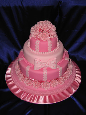 Pink Wedding Cake Photos, Pink Wedding Cake Pictures