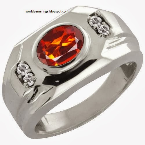 ... Ring+Beautiful+party+ring+orange_sapphire+and+diamond+14k+wedding+ring