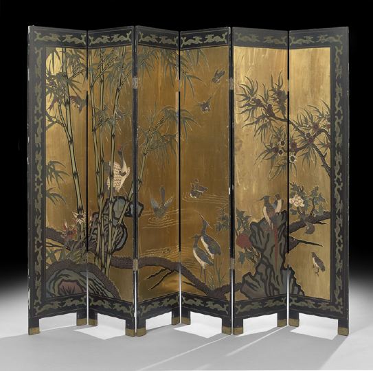 Auction Decorating: Create a great wall with a Chinese screen