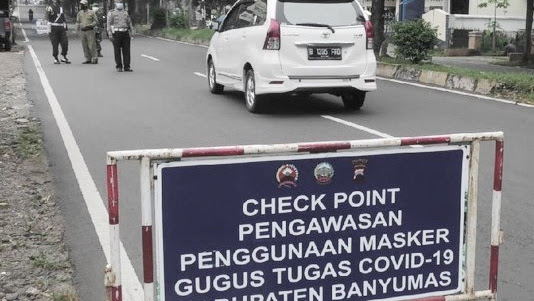 Di Banyumas, Keluar Rumah Tidak Pakai Masker Siap-siap Kena Sanski