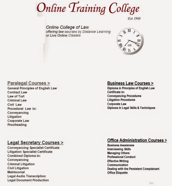 online paralegal diploma