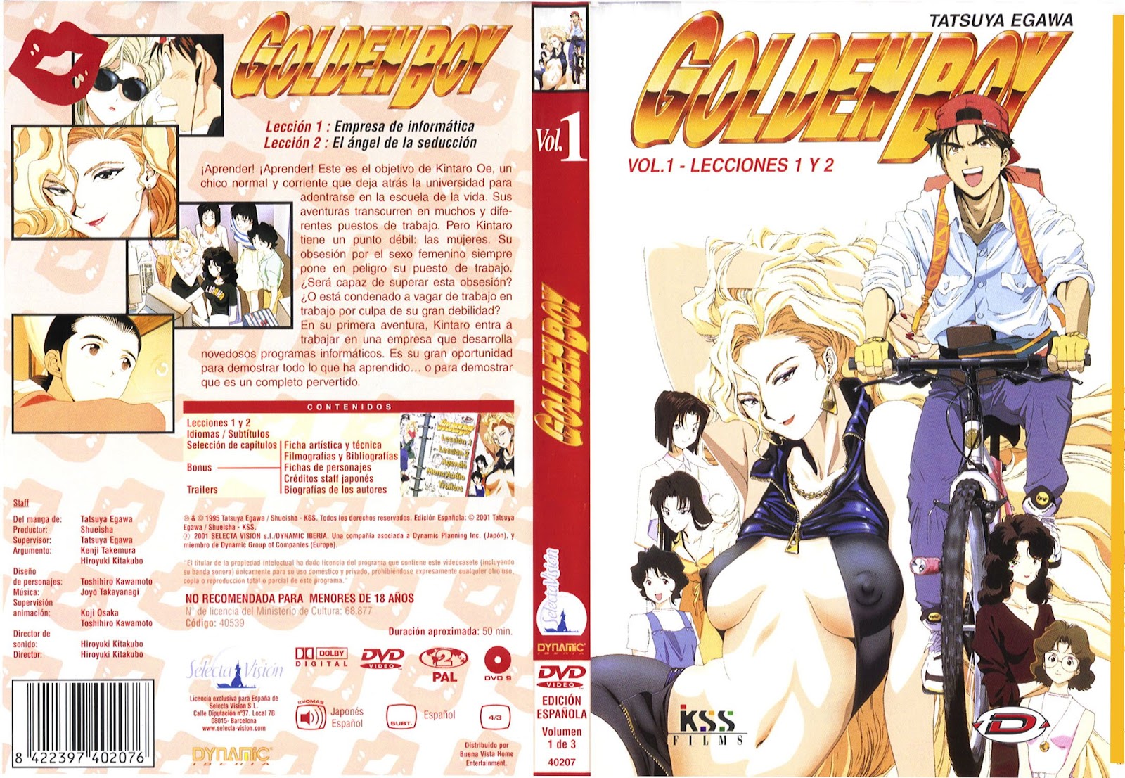 Golden Boy (1995) [PAL] [DVD9] [Castellano - Japonés] [TeraBox] Golden-boy-volumen-01