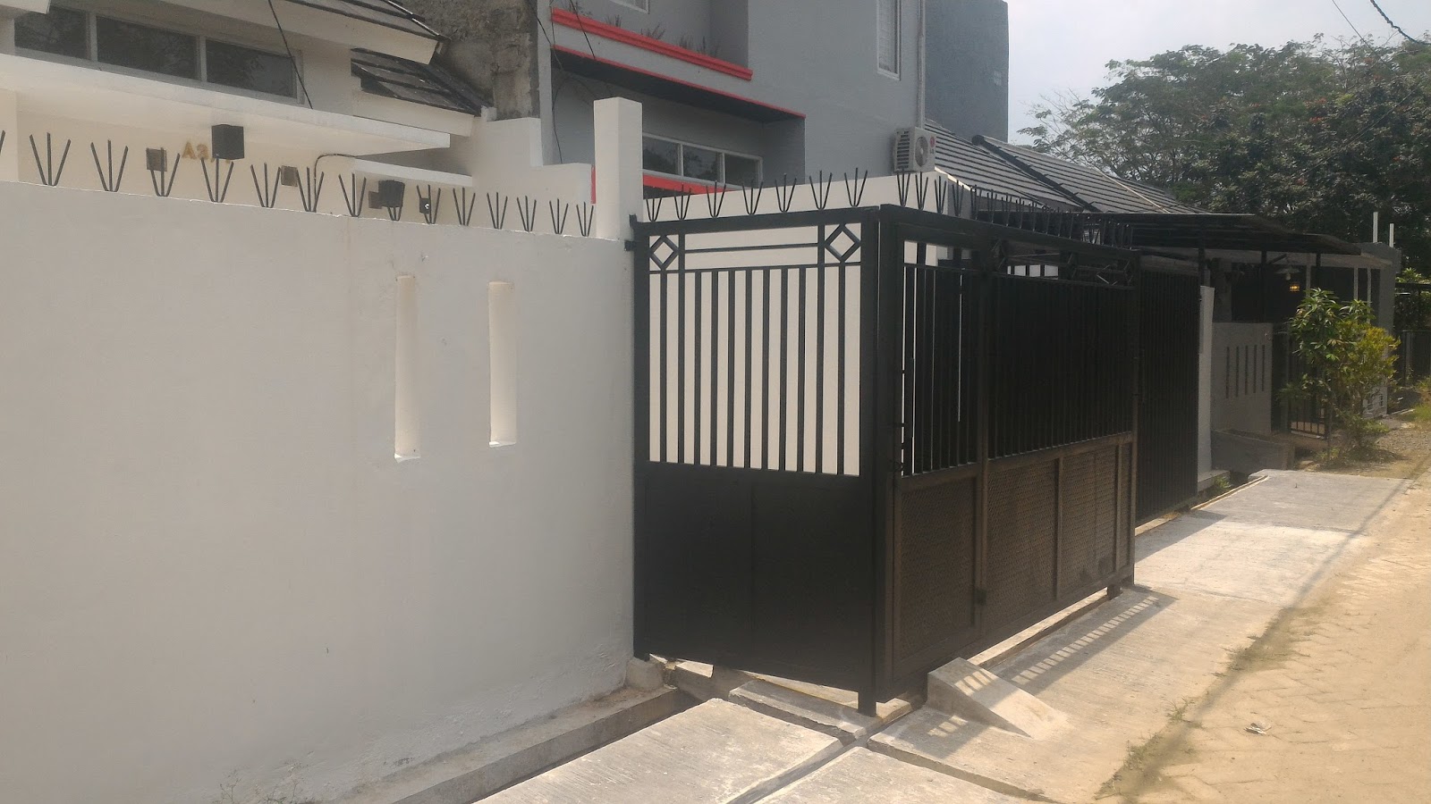 Pintu Pagar Besi Jasa Pembuatan Dan Pemasangan Kanopi Tangerang Jakarta Bogor Depok Bekasi