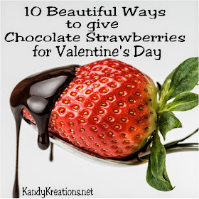 Chocolate covered strawberries are one of the top gifts on Valentine's day for everyone from your favorite teacher, you spouse, your friends, your kids, or your loved ones.  Strawberries are certainly wonderful and totally tasty, but sometimes it's all in the presentation.  Here are 10 beautiful ways to give strawberries for Valentine's day this year.