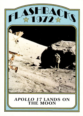 2021 Topps Heritage Baseball NF-APOL - Apollo 17 Lands on the Moon