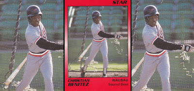 Christian Benitez 1990 Wausau Timbers card