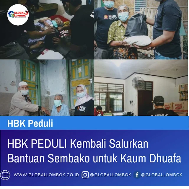 HBK PEDULI Kembali Salurkan Bantuan Sembako untuk Kaum Dhuafa