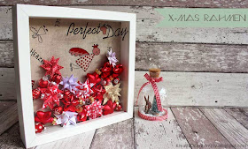 Verlosung mydays weihnachten Gutschein dekowahnsinn Stoff gewinnen diy basteln nähen Anleitung kostenlos dokoration selber machen Rahmen ikea Ribba kleine Christbaumkugeln Fröbelsterne Deko DIY Weihnachten selber machen basteln idee schnell günstig Geschenk Rahmen Foto Stoff