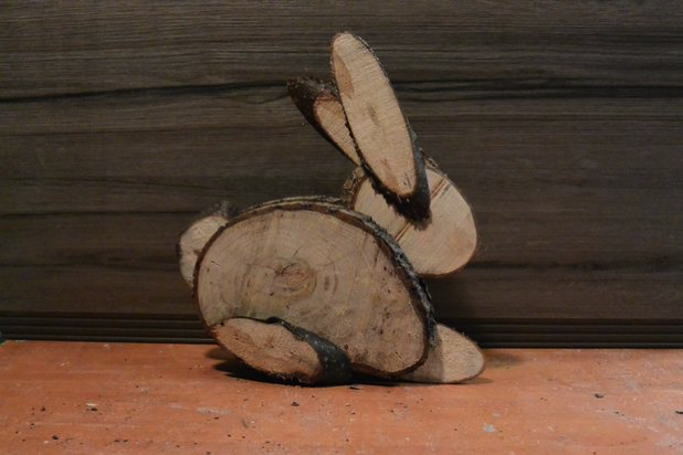 log slice bunny