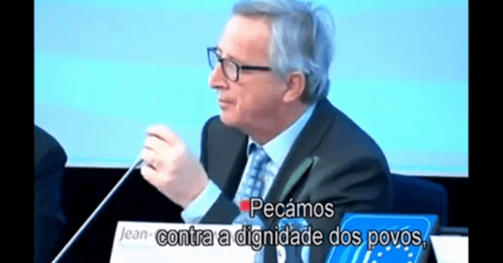 Juncker: Pecámos contra a dignidade de Portugal