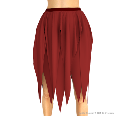 Marvelous Designer Skirt from CGElves Marvelous Designer Clo3d 5 Beginner Course