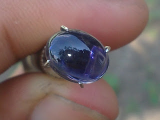 batu natural iolite