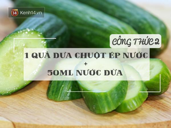 dưỡng da với dưa chuột