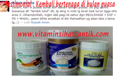 Shaklee Penang,Shaklee Utara,Shaklee Kedah ,Shaklee Perlis,shaklee Malaysia ,Kekal Cergas bertenaga dibulan Puasa, Sihat diBulan Puasa, Best Seller, ESP, Info ESP, Rahsia Sihat, Performance Drink., Meal Shake, Testimoni, Testimoni ESP(Soy Protein ),