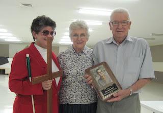 Laurel Presenting Cross in honor of Rev. Marlin Miller