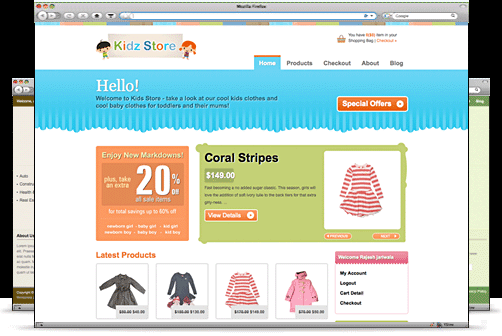 Kidz Store Wordpres eCommerce Theme