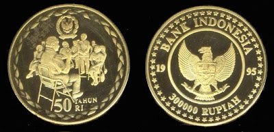  Selain uang logam yang dipergunakan sebagai alat pembayaran Uang Logam Peringatan (Commemorative Coins)