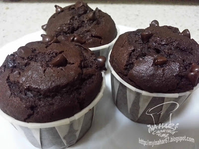 INAHAR'S COOKING TIME!: MUFFIN COKLAT CHIP