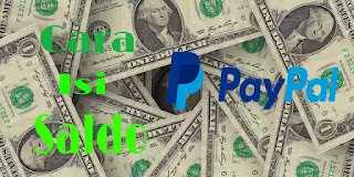 Cara mengisi saldo paypal