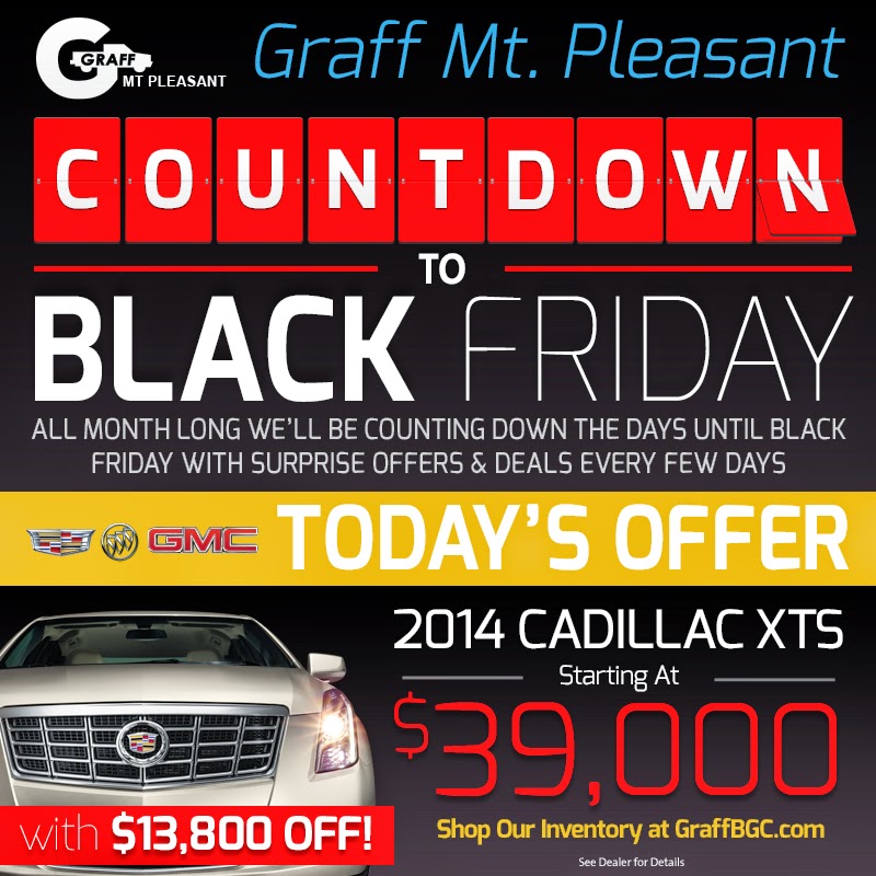 Black Friday at Graff Chevrolet, Buick, GMC, Cadillac in Mt. Pleasant