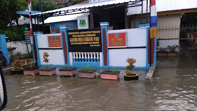 Curah Hujan Tinggi, Banjir Rendam Sawah Baru Tanam Di Lembang Pinrang, Ini Lokasinya,?