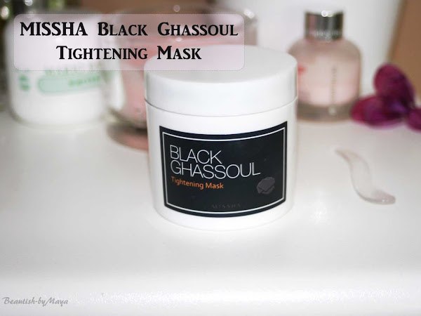 MISSHA Black Ghassoul Tightening Mask - a must have clay mask for oily/combination skin 