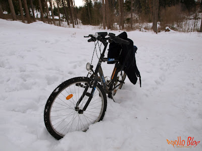 Bicicleta in zapada