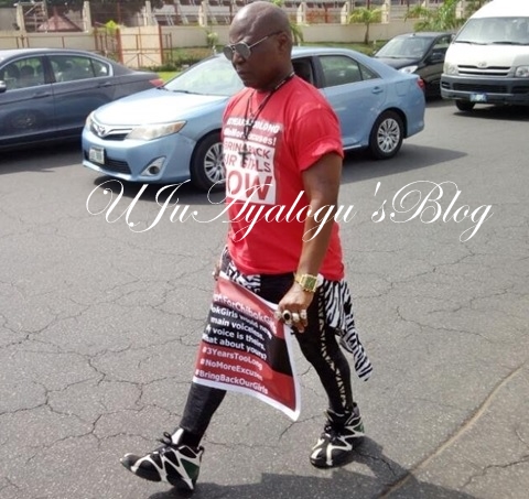 BREAKING News: Nigerian Musician, Charly Boy Embarks on 'Solo March' to Aso Rock (Photo+Video)