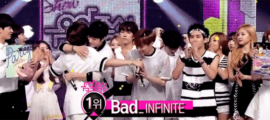 Image result for infinite inkigayo gif