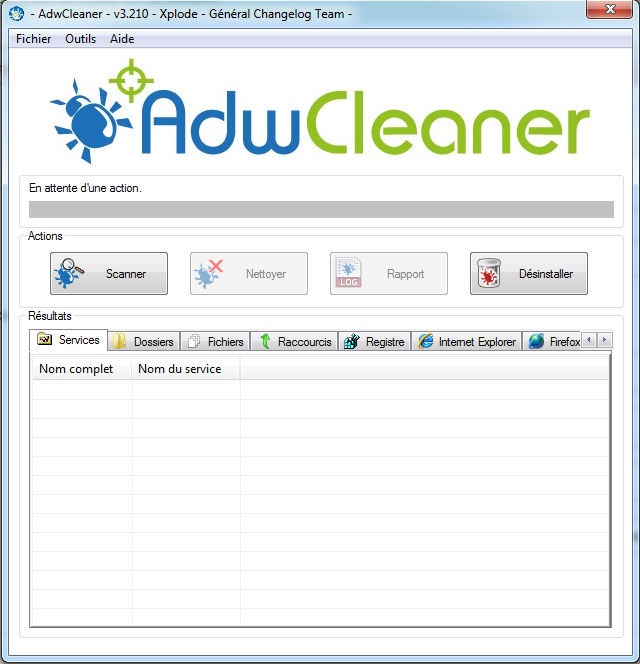 adw cleaner tool windows