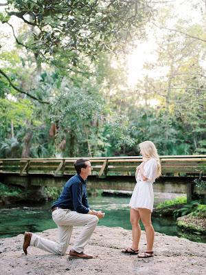 groom proposes to bride