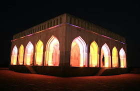 Light show at Taramati Baradari in the evenings