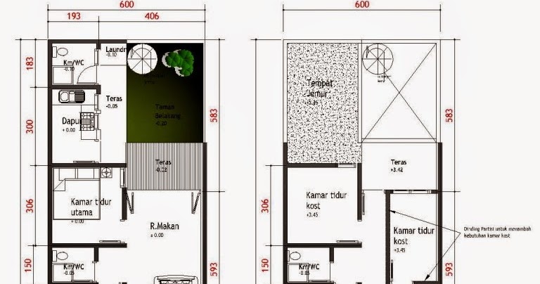 GambarRumahMinimalisDot Rumah  Minimalis Ukuran  Tanah 10x20