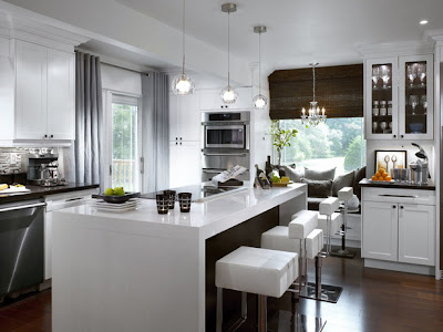 White Kitchen Floor on Design Inspiration  Espresso And White Kitchen