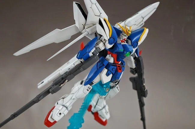 Custom Build: HG 1/144 "Build" Wing Zero Custom with Dark Matter Booster