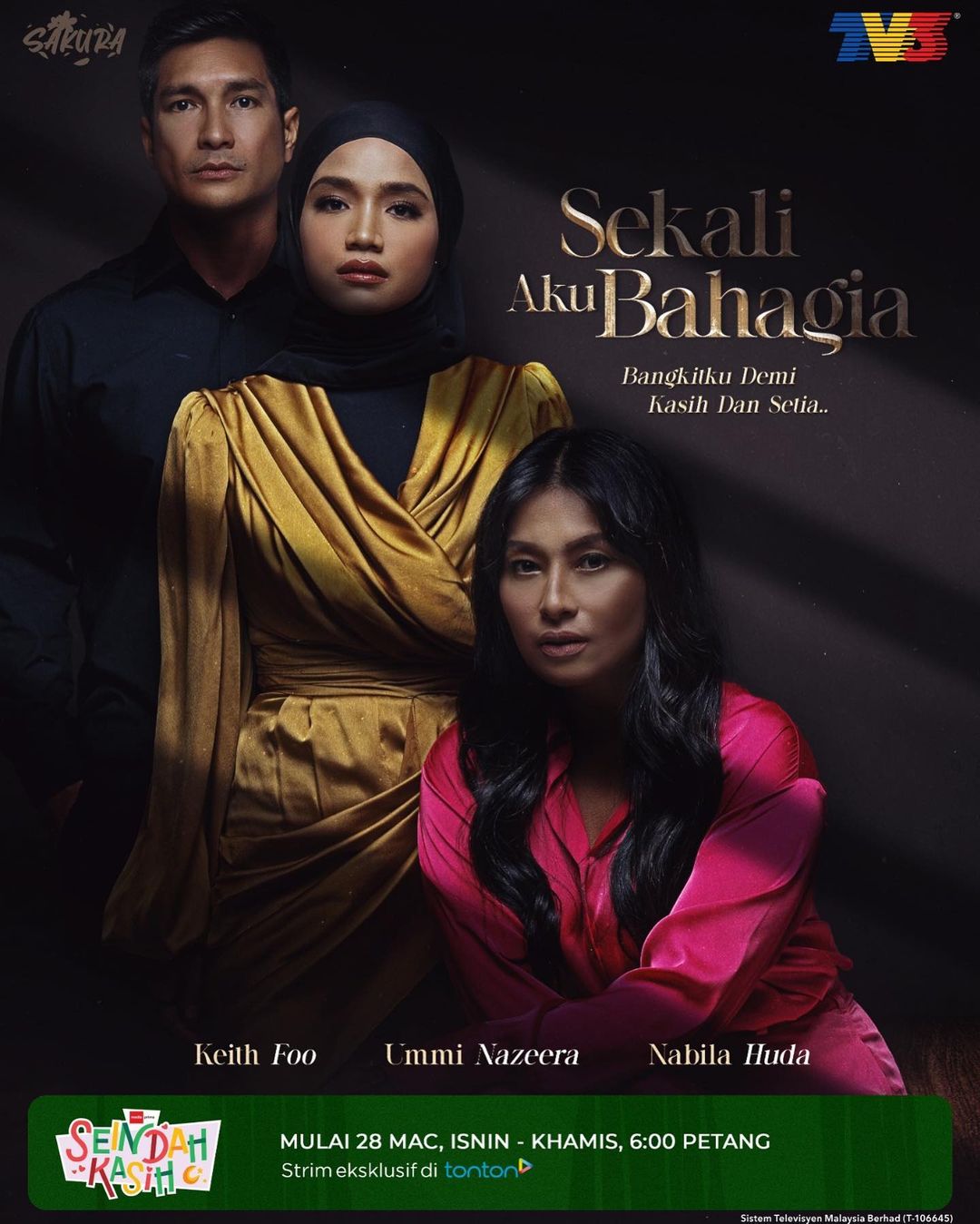 Info & Sinopsis Drama Sekali Aku Bahagia di TV3