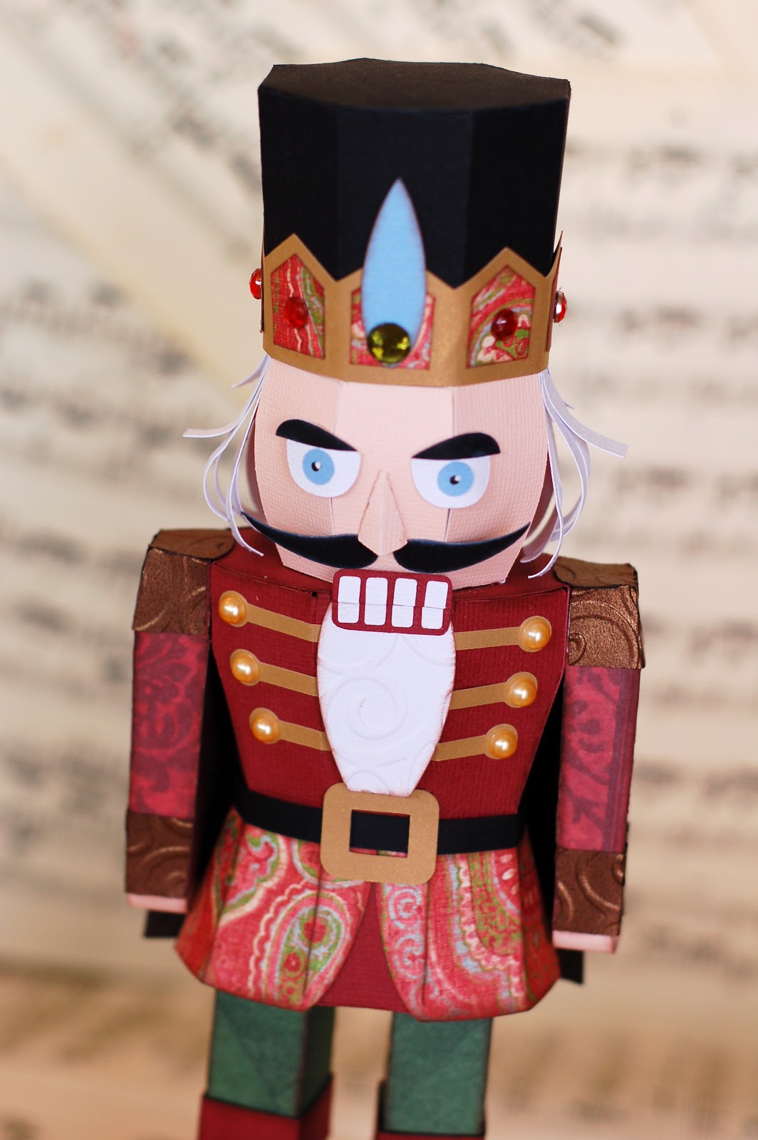 Download Paper Creations By Kristin 3d Nutcracker