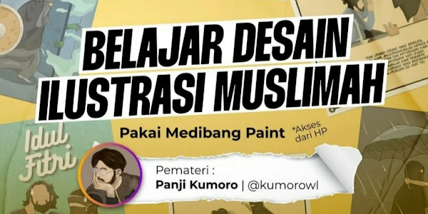 BELAJAR BIKIN KONTEN MUSLIMAH PAKAI MEDIBANG PAINT